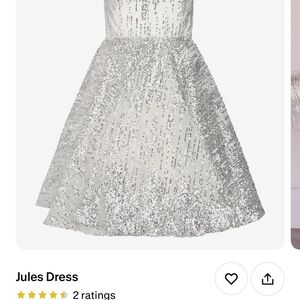 JessaKae Silver Sequin Formal Dress